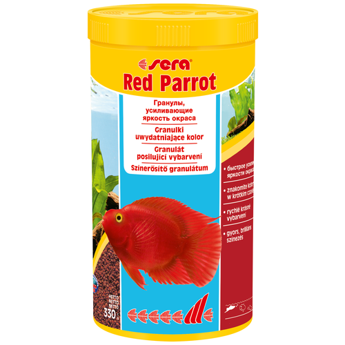 фото Сухой корм  для  рыб Sera Red Parrot, 1 л, 330 г