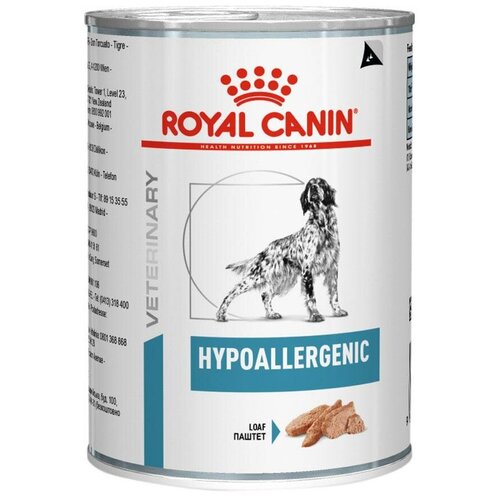 фото Влажный корм для собак Royal Canin Hypoallergenic, при аллергии 1 уп. х 1 шт. х 400 г