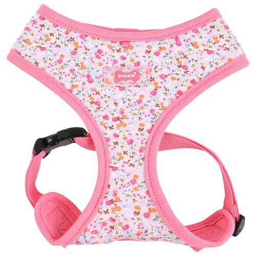 фото Шлейка Puppia Wildflower harness A, обхват шеи 43  см, розовый, XL