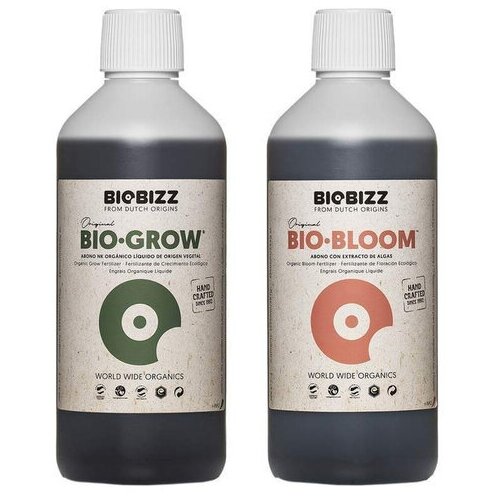 фото Набор удобрений BioBizz для роста и питания Bloom 500мл+Grow 500мл