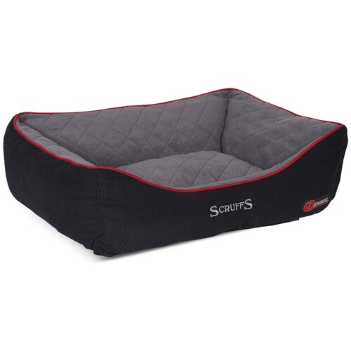 фото Лежак для собак и кошек Scruffs Thermal Box Bed 50х40х15 см 50 см 40 см черный 15 см