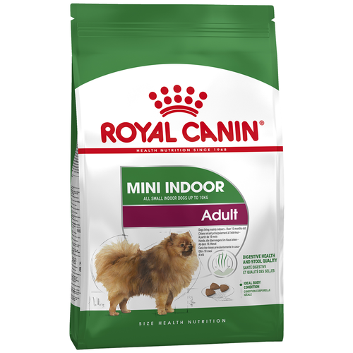 фото Сухой корм Royal Canin Mini Indoor Adult для собак мелких размеров от 10 месяцев до 8 лет 1 уп. х 10 шт. х 500 г (для мелких пород)