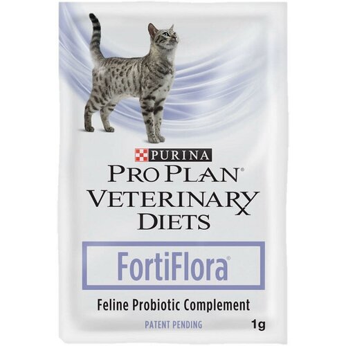 фото Пробиотик для кошек Purina PRO PLAN FortiFlora для микрофлоры кишечника, 10 пакетиков по 1 г