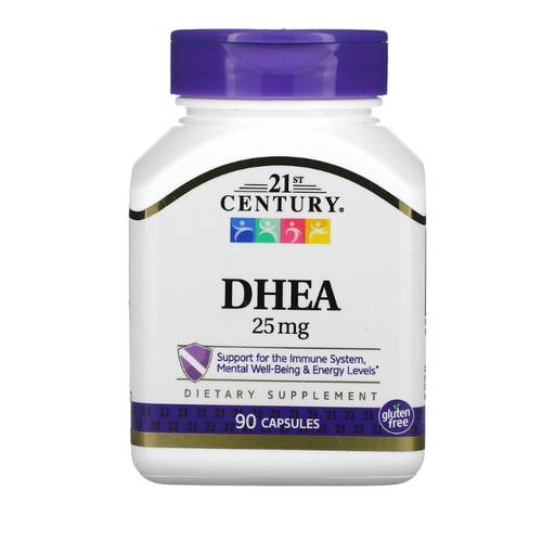 фото 21st Century, DHEA, 25 мг, 90 капсул