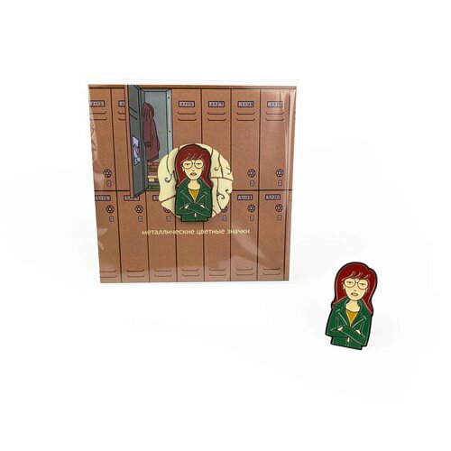 фото Значок металлический / Little Pins / Daria Morgendorffer / Мультики / Мемы / Сериалы /