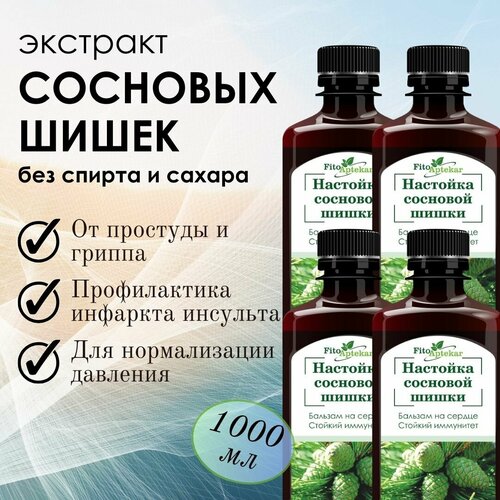 фото Настойка сосновой шишки 