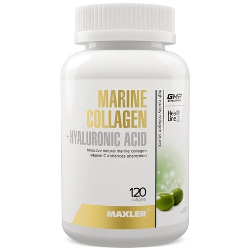 фото Maxler Marine Collagen + Hyaluronic Acid капс., 190 г, 120 шт.