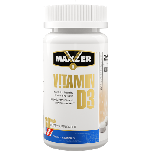 фото Maxler Vitamin D3 таб., 140 г, 180 шт.