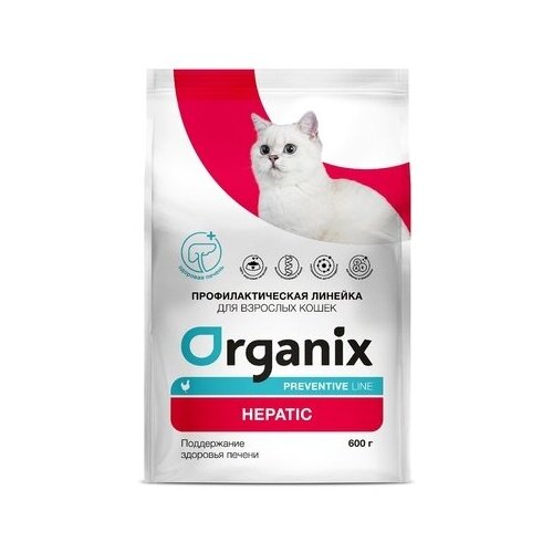 фото Organix Preventive Line Hepatic сухой корм для кошек 