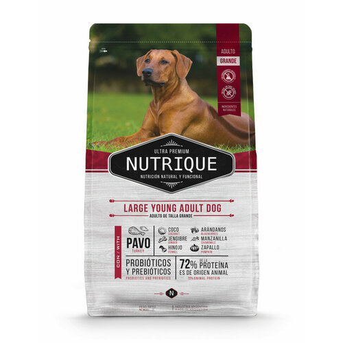 фото Vitalcan Nutrique Dog Adult сухой корм для взрослых собак крупных пород с индейкой - 15 кг