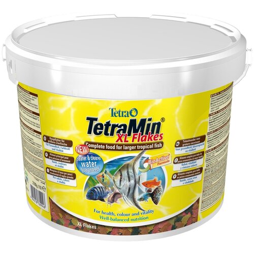 фото Сухой корм  для  рыб, ракообразных Tetra TetraMin XL Flakes, 10 л, 2.1 кг