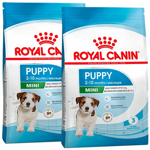 фото Сухой корм ROYAL CANIN MINI PUPPY для щенков маленьких пород (2 + 2 кг)