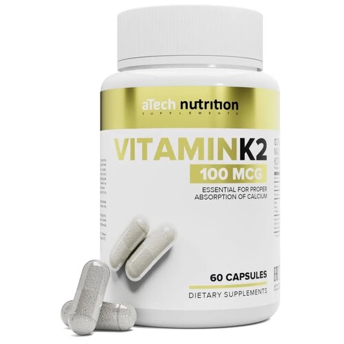 фото Vitamin K2, 100 мкг, 0.45 г, 60 шт.