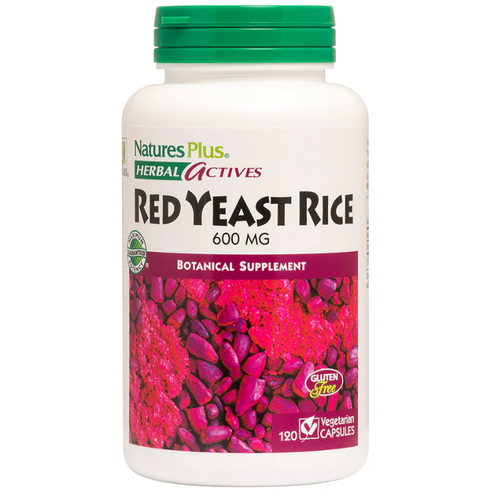 фото NaturesPlus Source of Life Garden RED YEAST RICE (Органический красный дрожжевой рис) 600 мг 120 капсул