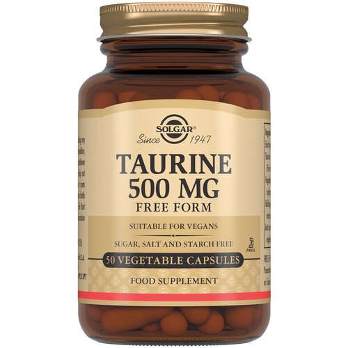 фото Taurine капс., 500 мг, 34 г, 50 шт.