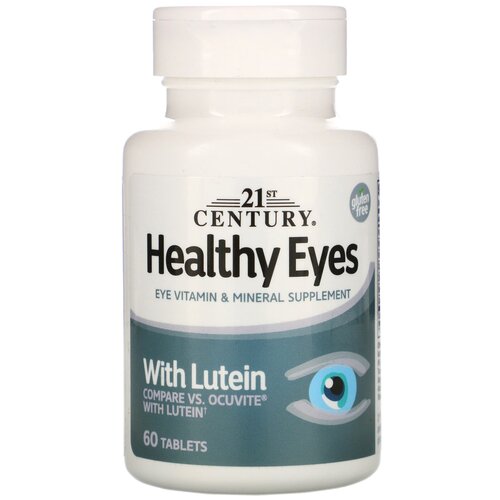 фото Таблетки 21st Century Healthy Eyes with Lutein, 110 г, 60 шт.