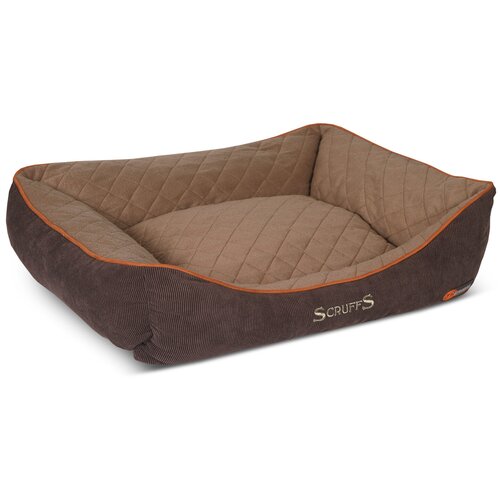 фото Лежак для собак и кошек Scruffs Thermal Box Bed 75х60х19 см 75 см 60 см коричневый 19 см