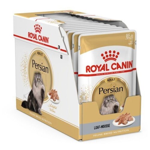 фото Влажный корм для кошек Royal Canin породы Персидская 12 шт. х 85 г (паштет)