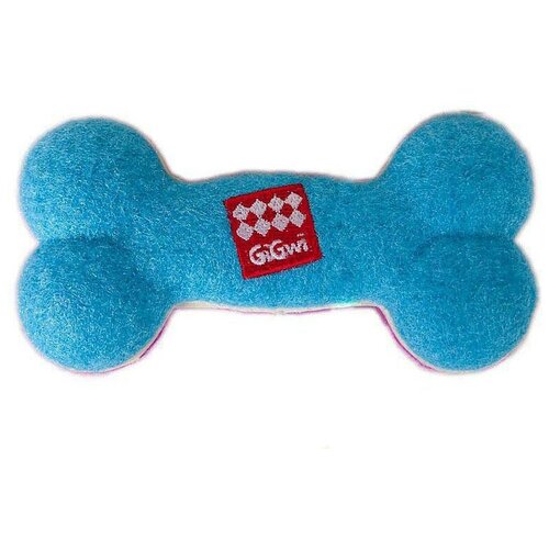 фото Косточка   для собак  GiGwi Dog Toys (75002),  голубой/розовый, 1шт.