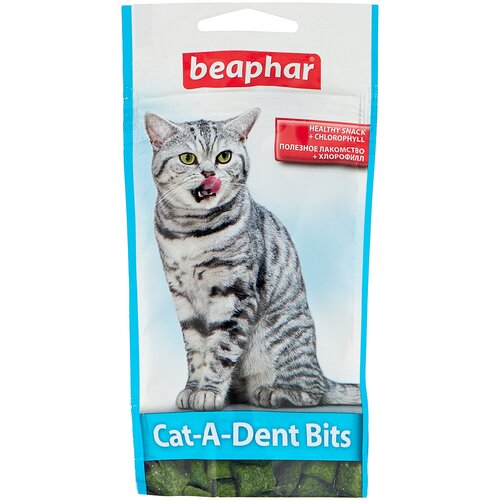 фото Лакомство для кошек  Beaphar Cat-A-Dent Bits, 35 г птица