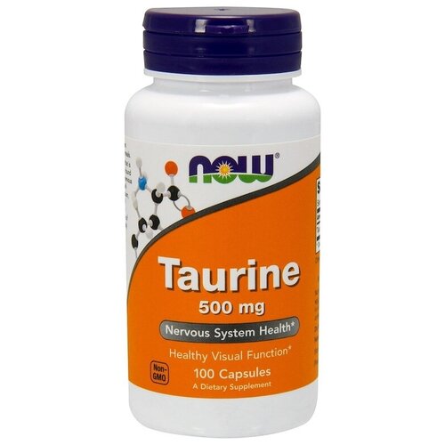 фото Taurine капс., 500 мг, 114 г, 100 шт.