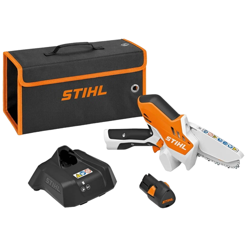 Сучкорез аккумуляторный STIHL GTA-26, 2 А·ч, 10.8 В,  с АКБ , оранжевый фото