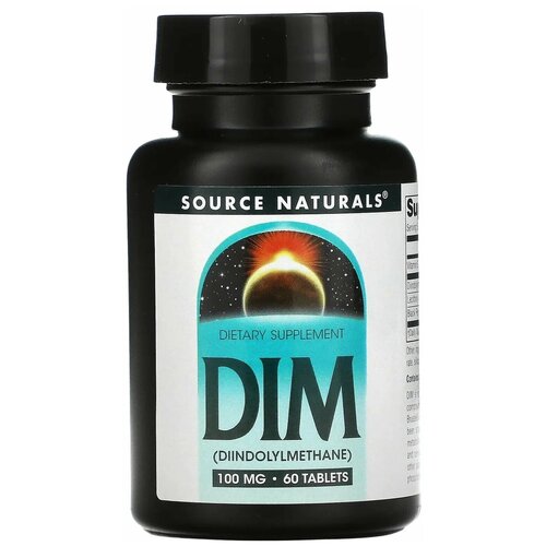 фото Таблетки Source Naturals DIM, 90 г, 100 мг, 60 шт.