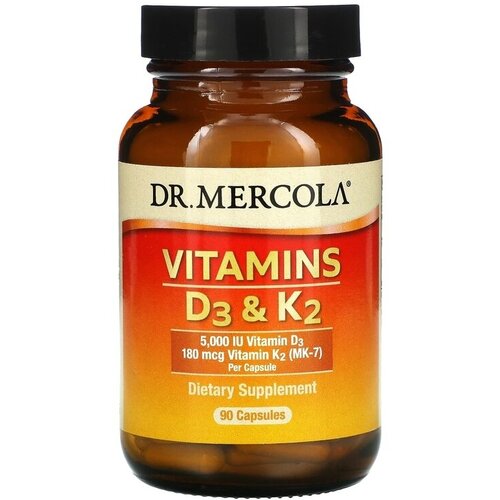 фото Капсулы Dr. Mercola Vitamins D3 & K2, 90 шт.