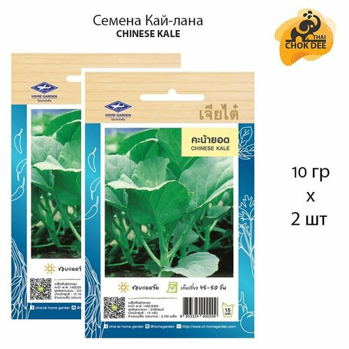 фото Семена Китайская брокколи Кай лан 2х10 г Таиланд, Chinese Kale Seeds / Thai Chok Dee