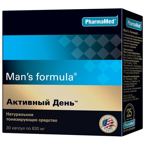 фото Man's formula Активный День капс., 65 г, 30 шт.