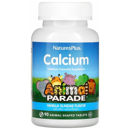 фото Nature's Plus Animal Parade Calcium Chewable, 90 таб.