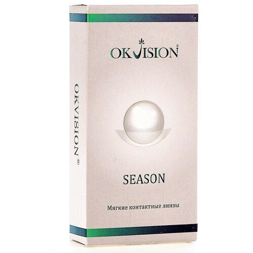 фото Контактные линзы OKVision Season, 2 шт., R 8,6, D -1,5, прозрачный, 1 уп.