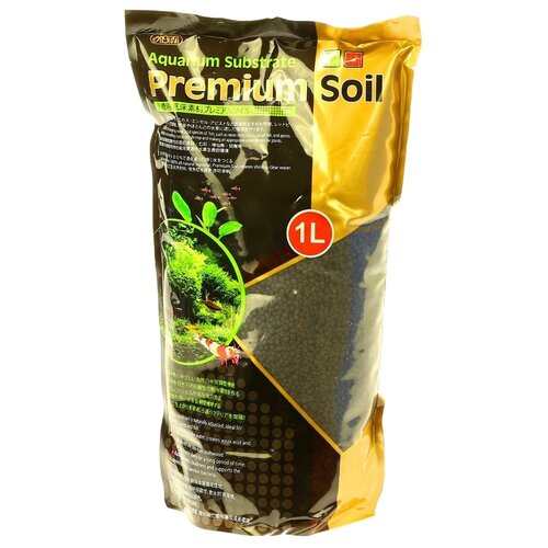 фото Грунт ISTA Aquarium Substrate Premium Soil 1.5-3.5 мм 1 л, 1.5-3.5 мм, 0.8 кг