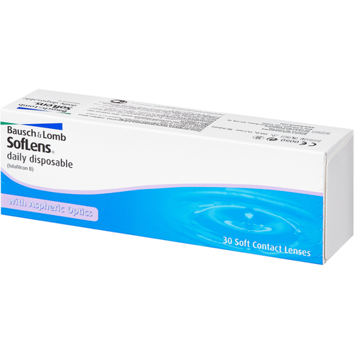 фото Контактные линзы Bausch & Lomb Soflens Daily Disposable, 30 шт., R 8,6, D -3,75