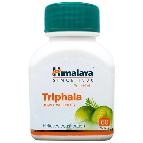 фото Трифала Triphala Himalaya Wellness очищает организм от токсинов и повышает иммунитет 60 таб.