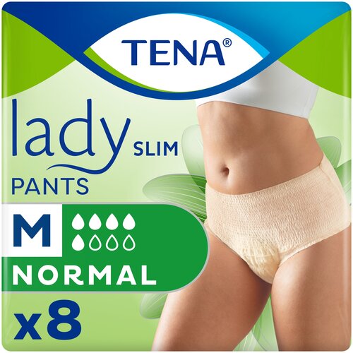 фото Трусы впитывающие ТЕНА Lady Slim Pants Normal, M, 8 шт.