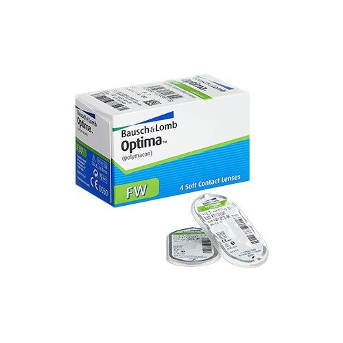 фото Контактные линзы Bausch & Lomb Optima FW, 4 шт., R 8,4, D -2