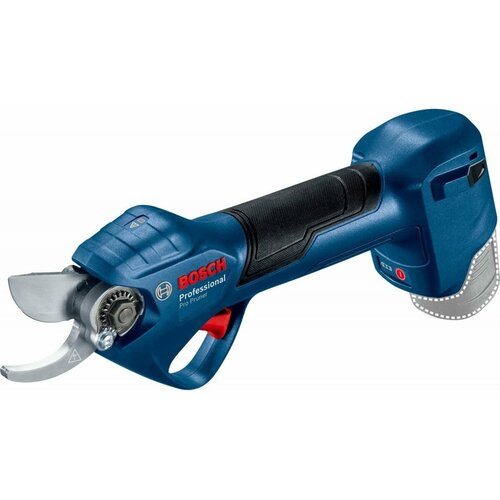 Секатор аккумуляторный BOSCH Pro Pruner 06019K1020, 3 А·ч, 12 В,  с АКБ , без АКБ, синий фото