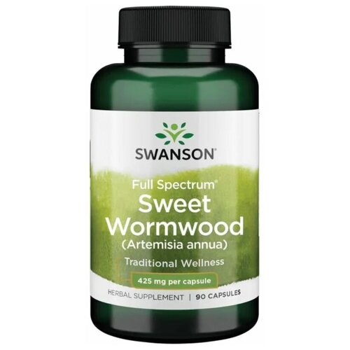 фото Swanson Sweet Wormwood 425 mg (Artemisia Annua) Полынь 425 мг 90 капсул (Swanson)