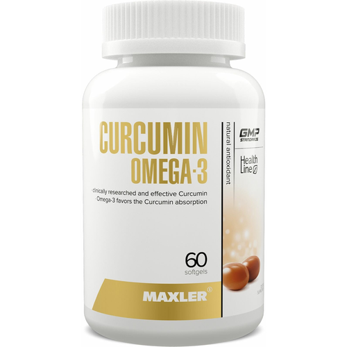 фото Maxler Curcumin Omega 3 капс., 60 г, 60 шт.