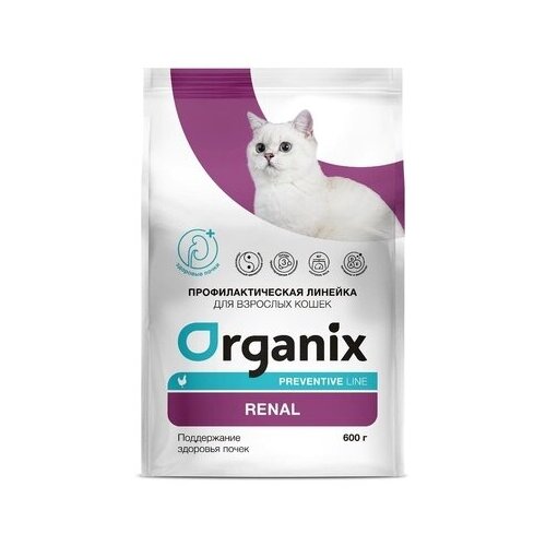 фото Organix Preventive Line Renal сухой корм для кошек 