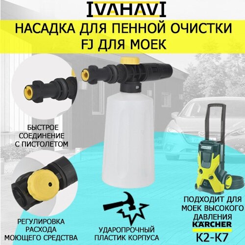 фото Насадка для пенной очистки (пеногенератор) FJ IVAHAVI для моек Karcher K2-K7