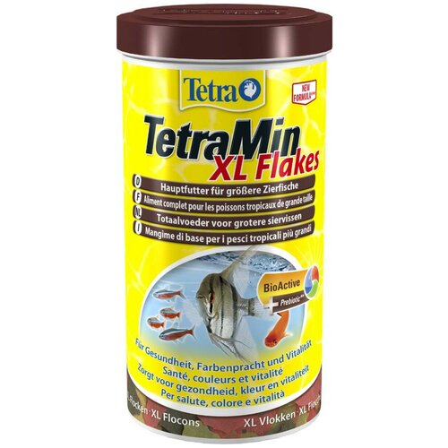 фото Сухой корм  для  рыб, ракообразных Tetra TetraMin XL Flakes, 1 л, 160 г