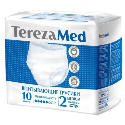 фото Трусы впитывающие TerezaMed 90178 Medium (№2), M, 10 шт.