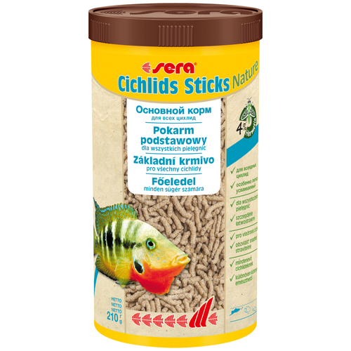 фото Сухой корм Sera Cichlids Sticks Nature, 1 л, 210 г