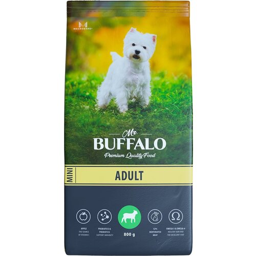 фото Сухой корм для собак Mr.BUFFALO Adult Mini с ягненком 1 уп. х 1 шт. х 800 г