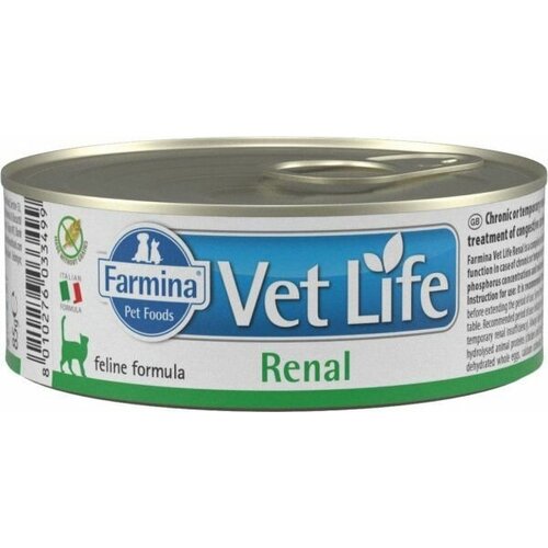 фото VET LIFE паштет для кошек Renal 0,085 кг