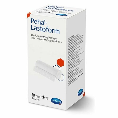 фото Peha-Lastoform бинт эластичный фиксирующий 10 см х 4 м