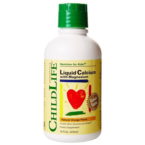 фото Liquid Calcium with Magnesium фл., 474 мл, 600 г, апельсин