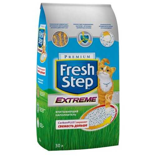 фото Впитывающий наполнитель Fresh Step Extreme, 30л, 1 шт.